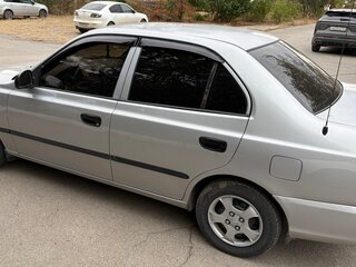 2007 Hyundai Accent ТагАЗ II, серебристый, 400000 рублей, вид 3