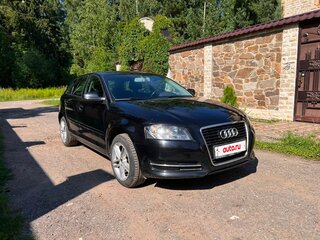 2012 Audi A3 II (8P) Рестайлинг 2, чёрный, 950000 рублей, вид 3