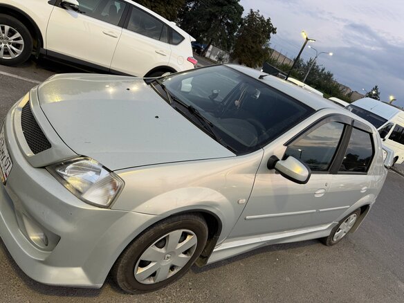 2008 Renault Logan I, серебристый, 650000 рублей - вид 9