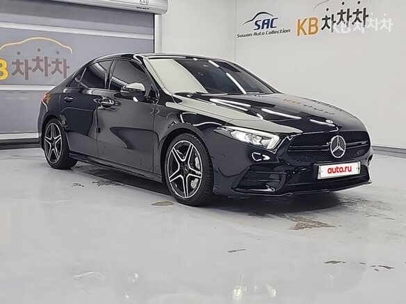 2022 Mercedes-Benz A-Класс 180 IV (W177) Рестайлинг, чёрный - вид 1
