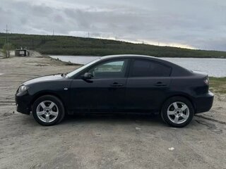 2007 Mazda 3 I (BK) Рестайлинг, чёрный, 420000 рублей, вид 3