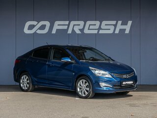 2015 Hyundai Solaris I Рестайлинг, синий, 1170000 рублей, вид 1