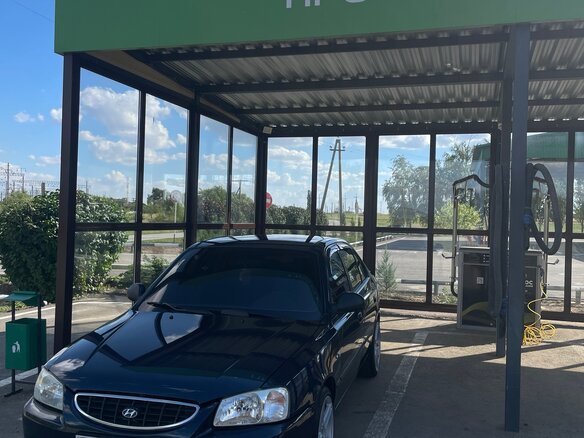 2008 Hyundai Accent ТагАЗ II, синий, 520000 рублей - вид 32