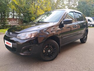 2014 Lada (ВАЗ) Kalina II, чёрный, 320000 рублей, вид 2