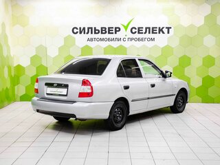 2005 Hyundai Accent ТагАЗ II, серебристый, 270000 рублей, вид 2