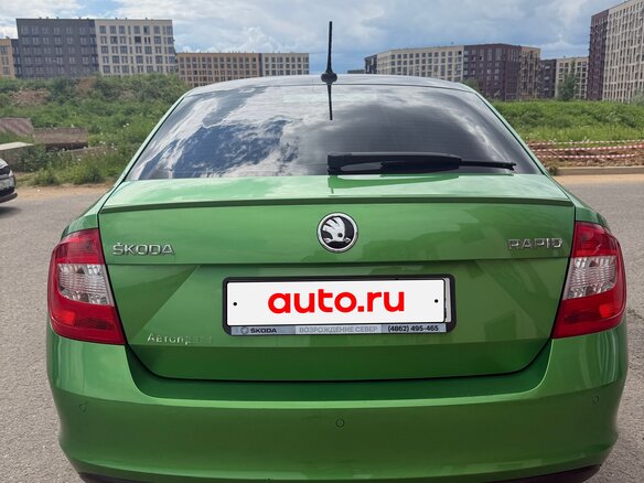 2017 Skoda Rapid I, зелёный - вид 19