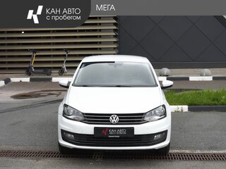 2018 Volkswagen Polo V Рестайлинг, белый, 1095000 рублей, вид 3