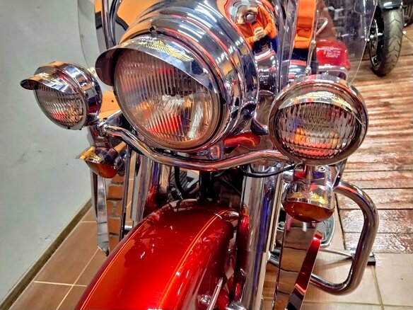 1991 Harley-Davidson Electra Glide, красный, 1200000 рублей - вид 6
