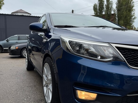 2016 Kia Rio III Рестайлинг, синий, 890000 рублей - вид 14
