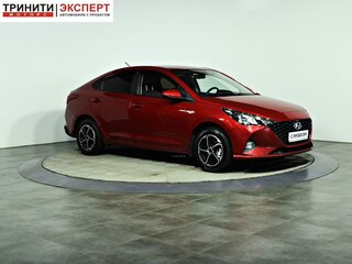 2021 Hyundai Solaris II Рестайлинг, красный, 1532000 рублей, вид 3