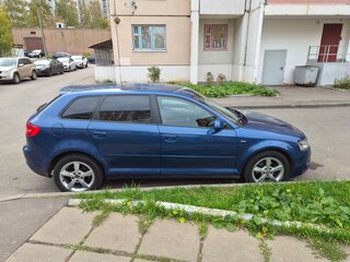 2008 Audi A3 II (8P) Рестайлинг 2, синий, 800000 рублей, вид 3