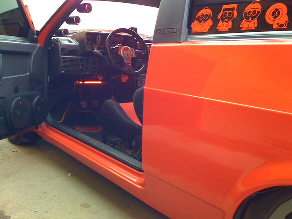 2002 Lada (ВАЗ) 2108, оранжевый, 350000 рублей - вид 10