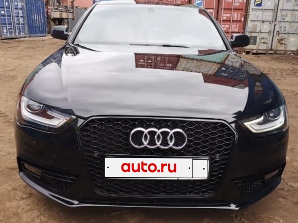 2013 Audi A4 IV (B8) Рестайлинг, чёрный, 1080000 рублей - вид 1