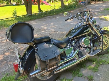 2004 Yamaha XVS400 Drag Star, чёрный, 345000 рублей, вид 4