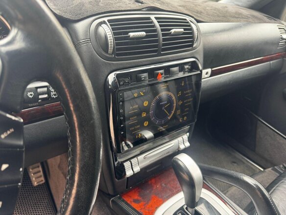 2004 Porsche Cayenne Turbo I (955), серый, 900000 рублей - вид 11