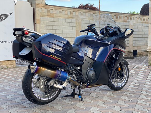 2010 Kawasaki GTR 1400 (Concours 14), синий, 880000 рублей - вид 7
