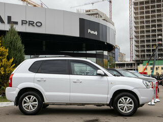 2008 Hyundai Tucson I, белый, 698000 рублей, вид 3
