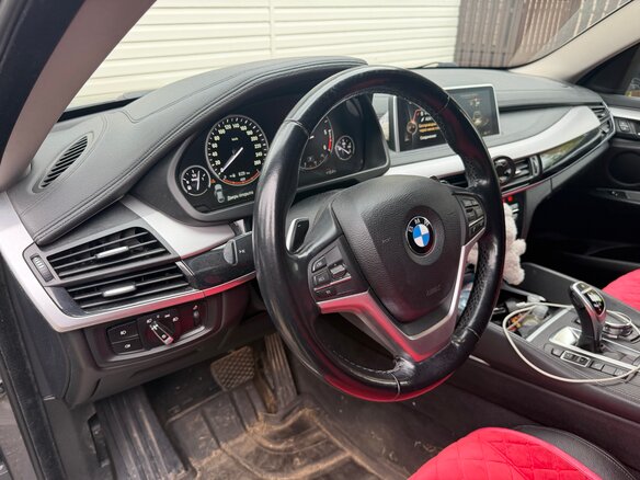 2015 BMW X6 30d II (F16), серый, 2900000 рублей - вид 4