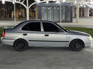 2009 Hyundai Accent ТагАЗ II, серебристый, 420000 рублей, вид 4