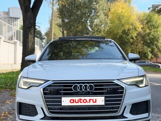 2021 Audi A6 45 TFSI V (C8), белый, 3690000 рублей, вид 2