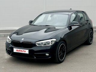 2015 BMW 1 серии 118i II (F20/F21) Рестайлинг, чёрный, 1600000 рублей, вид 2