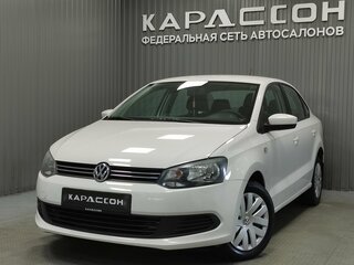 2013 Volkswagen Polo V, белый, 799000 рублей, вид 1