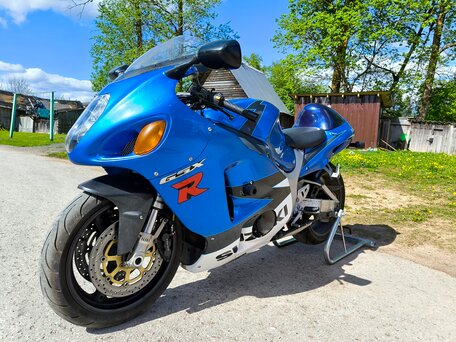 2000 Suzuki GSX 1300 R Hayabusa, синий, 555000 рублей, вид 4