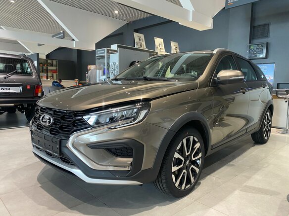 2026 Lada (ВАЗ) Vesta SW Cross I Рестайлинг (NG), коричневый - вид 1