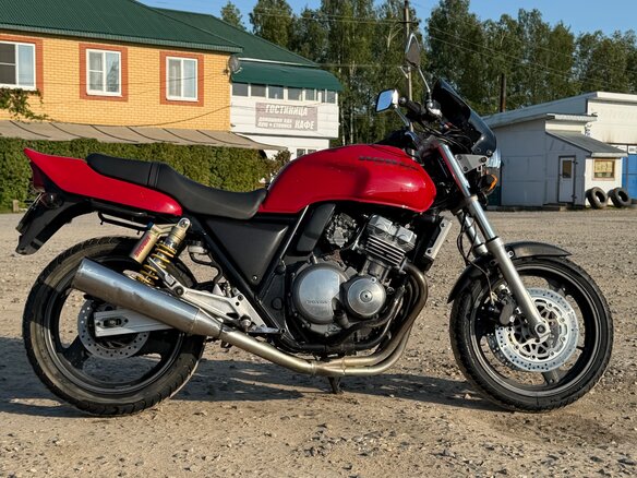 1993 Honda CB 400 Super Four, красный, 250000 рублей - вид 1