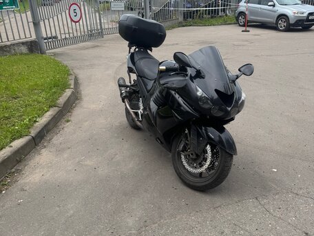 2006 Kawasaki ZZR 1400, чёрный, 530000 рублей, вид 3