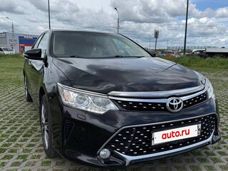 2016 Toyota Camry VII (XV50) Рестайлинг, чёрный, 2250000 рублей, вид 3