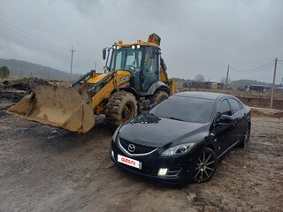 2008 Mazda 6 II (GH), чёрный, 800000 рублей, вид 1