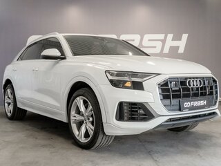 2019 Audi Q8 55 TFSI I (4M), белый, 4350000 рублей, вид 1