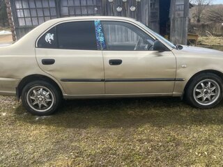 2004 Hyundai Accent ТагАЗ II, бежевый, 270000 рублей, вид 2