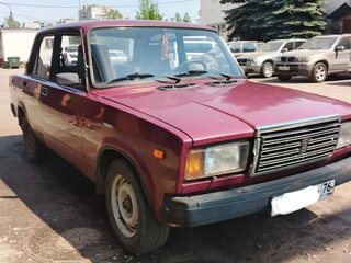 2003 Lada (ВАЗ) 2107, пурпурный, 100000 рублей, вид 2