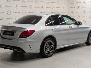 2018 Mercedes-Benz C-Класс 200 IV (W205) Рестайлинг, серебристый, 3400000 рублей, вид 2