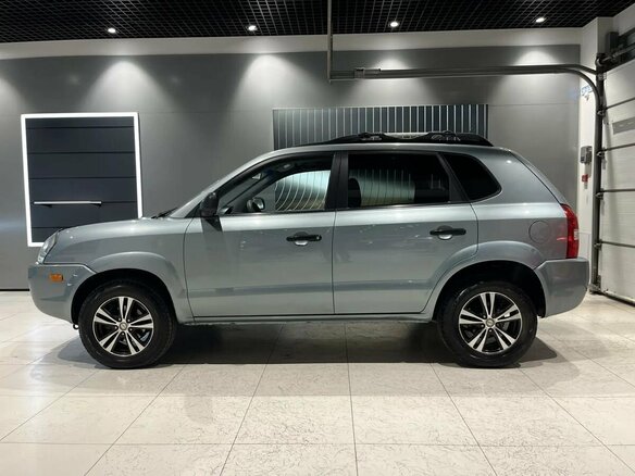 2005 Hyundai Tucson I, голубой - вид 2