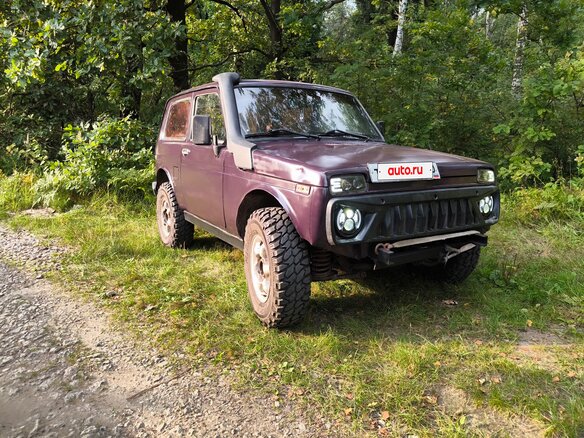 2002 Lada (ВАЗ) 2121 (4x4) I Рестайлинг, фиолетовый - вид 3