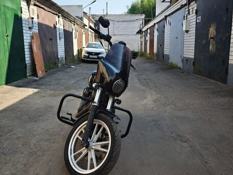 2008 Harley-Davidson Super Glide, чёрный, 650000 рублей, вид 5