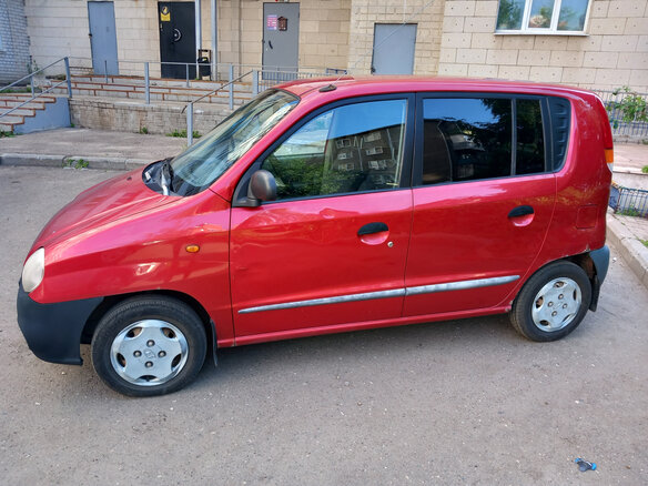 1999 Hyundai Atos, красный - вид 2
