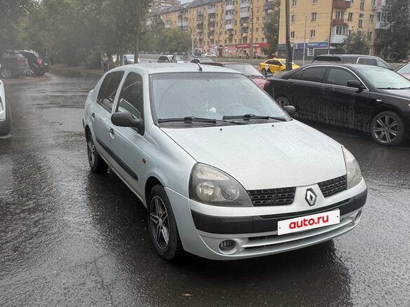 2002 Renault Symbol I Рестайлинг, голубой, 185000 рублей - вид 10