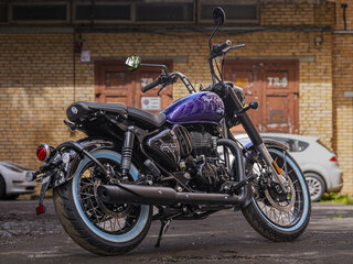 2026 Royal Enfield Goan Classic 350, синий, 520000 рублей, вид 4