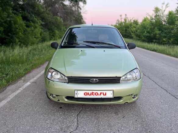 2006 Lada (ВАЗ) Kalina I, зелёный, 110000 рублей - вид 8