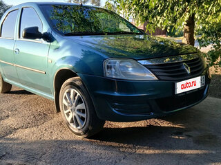 2012 Renault Logan I Рестайлинг, зелёный, 358000 рублей, вид 2
