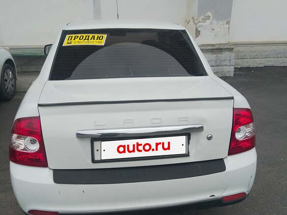 2011 Lada (ВАЗ) Priora I, белый, 280000 рублей - вид 4