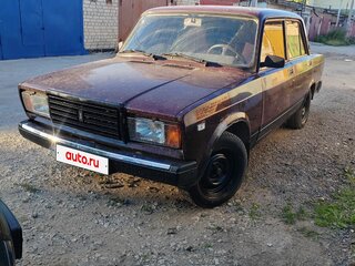 2007 Lada (ВАЗ) 2107, пурпурный, 65000 рублей, вид 1