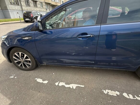 2015 Kia Rio 6-speed III, синий - вид 5
