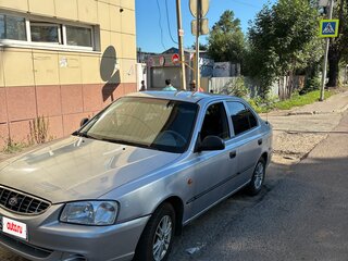 2010 Hyundai Accent ТагАЗ II, серебристый, 320000 рублей, вид 3