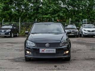 2019 Volkswagen Polo V Рестайлинг, чёрный, 1179000 рублей, вид 3
