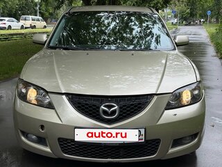 2007 Mazda 3 I (BK) Рестайлинг, золотистый, 375000 рублей, вид 2
